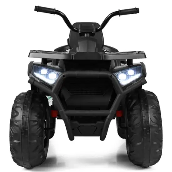 Costway 12V Kids Electric 4-Wheeler ATV Quad 2 Speeds Ride On Car w/MP3&LED Lights image {8}