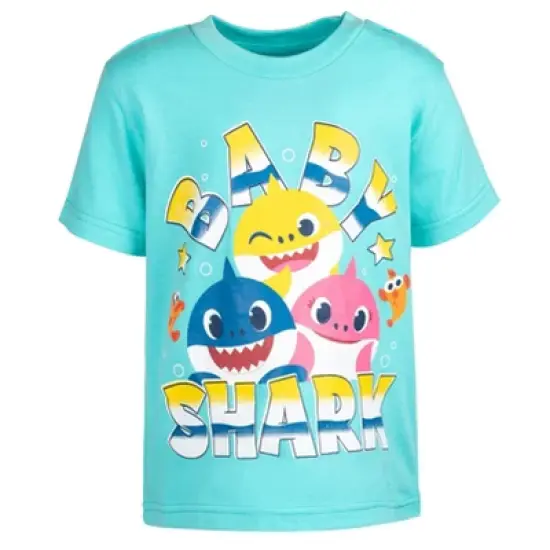 Pinkfong Mommy Shark Daddy Shark Baby Shark 3 Pack Graphic T-Shirts  image {1}