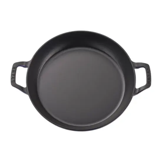 STAUB Cast Iron 3.5-qt Braiser with Glass Lid image {2}