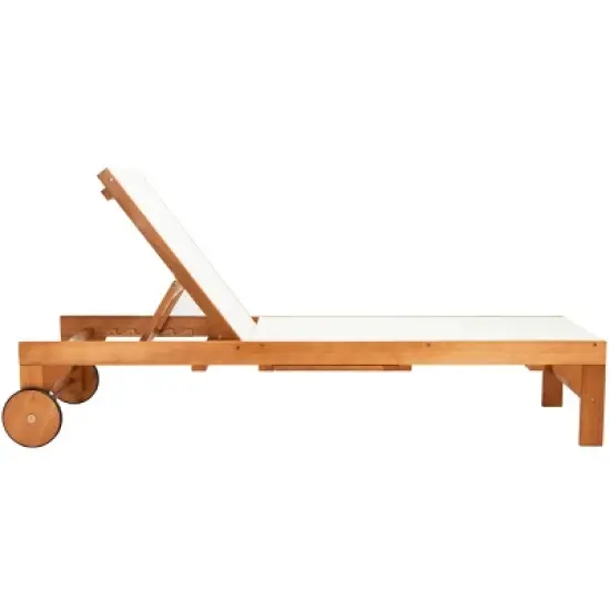 Ralden Sunlounger - Outdoor - PAT7070 - Natural/Beige -Safavieh image {3}