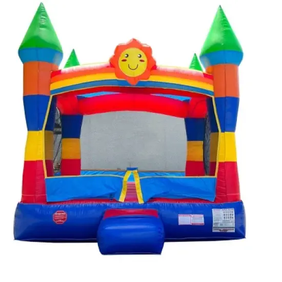 Pogo Bounce House Crossover Kids Inflatable Bounce House with Blower image {14}