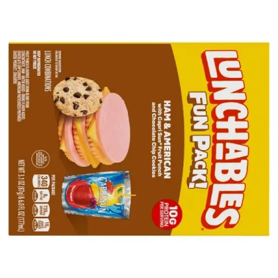 Lunchables Ham & American Cheese Cracker Stackers - 9.1oz image {5}