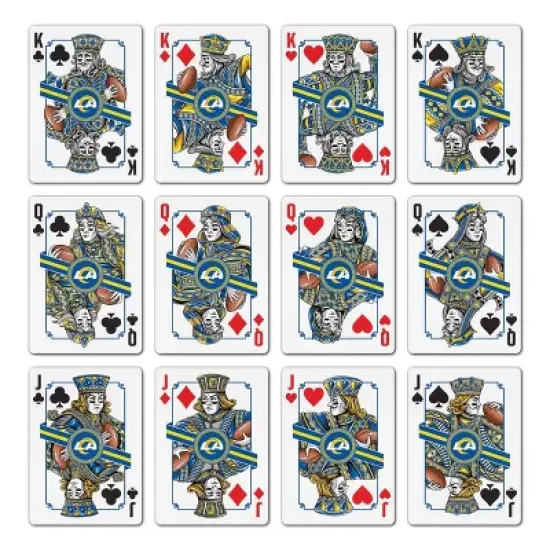 NFL Los Angeles Rams Playing Cards image {1}