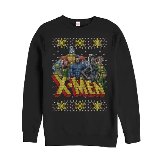 Men's Marvel Ugly Christmas X-Men Group Sweatshirt image {2}