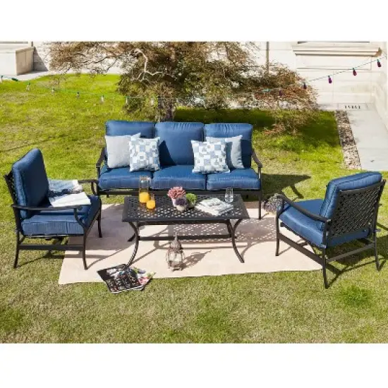 4pc Outdoor Patio Seating Set - Patio Festival
 image {15}