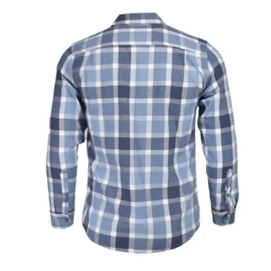 Burnside Men's Plaid Yarn Dyed Modern Fit Flannel Shirt image {2}