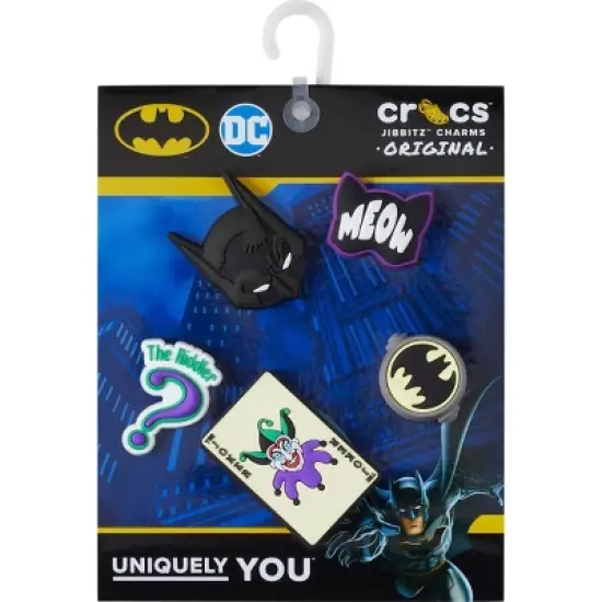Crocs Jibbitz Batman DC Comics Super Heroes Shoe Charms 5-Pack image {3}