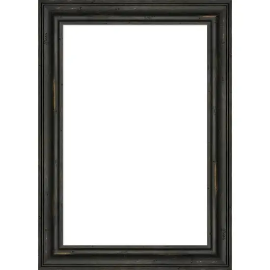 Amanti Art Rustic Pine Black Narrow Framed Dry Erase Magnetic Board image {9}