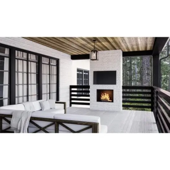 Urban Ambiance Luxury Farmhouse Outdoor Pendant 15.375''H x 7''W,  Midnight Black Finish,  Macon Collection, UHP1388 image {1}