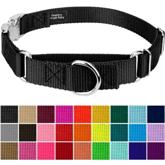 Country Brook Petz Heavyduty Nylon Martingale with Premium Buckle image {2}