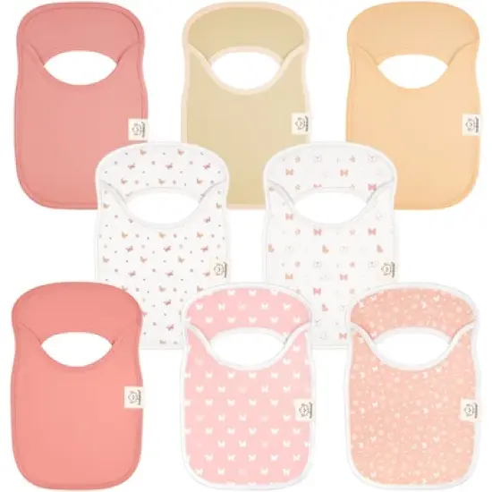 KeaBabies 8-Pack Hallo Baby Drool Bibs , Baby Bibs for Boys, Girls, Pull-on Bibs for Baby Boy, Baby Girl, Baby Bib Unisex image {13}