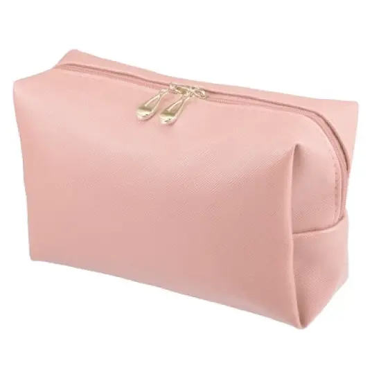 Unique Bargains Women Travel Cosmetic Bag Waterproof PU Leather Case Makeup Bag 1 Pc image {6}