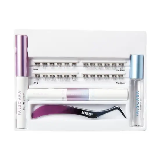 Kiss Nails Falscara Complete DIY Eyelash Extension Kit - 24ct image {3}