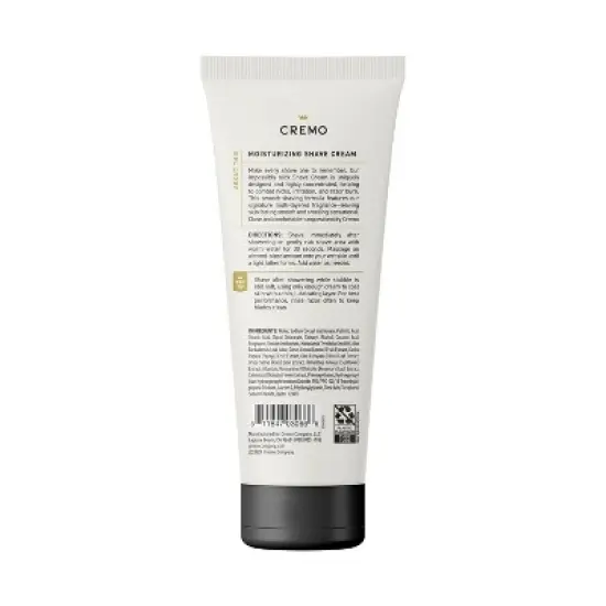 Cremo Silver Water and Birch Shave Cream - 6 fl oz image {1}