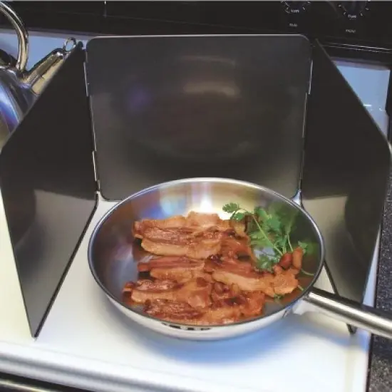 Norpro 3-Sided Nonstick Bacon Grease Cooking Splatter Guard image {3}