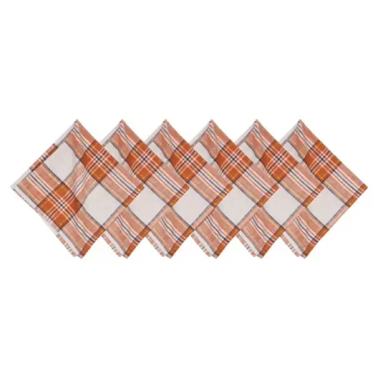 C&F Home Gibson Plaid Napkins Set of 6 image {5}
