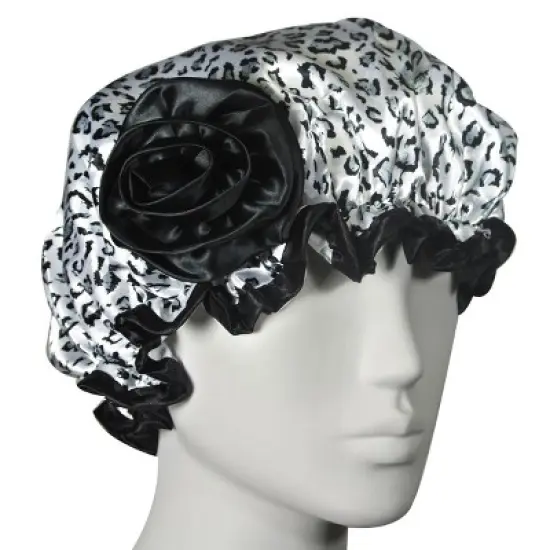 Wrapables Stylish Satin Shower Cap image {16}
