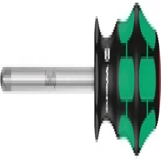 Wera 350 PH Screwdriver PH 2 x 150mm With Hexagonal Roll-Off Protection image {1}