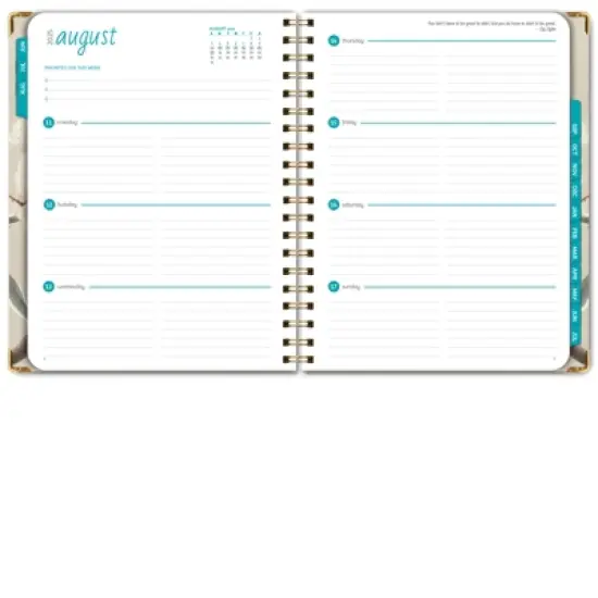 Global Printed Products Hardcover AY 2025-2026 Fashion Planner - 8.5"x11" (Orchid) image {3}
