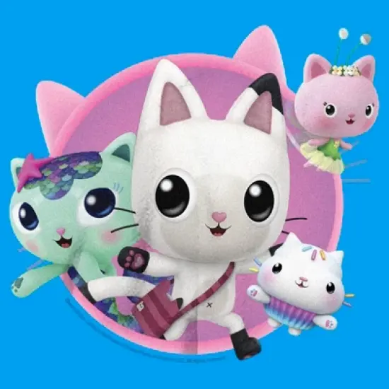 Boy's Gabby's Dollhouse Pandy Paws and Friends T-Shirt image {1}