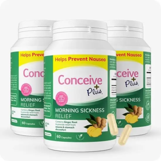 Conceive Plus Morning Sickness Relief - Relief from Nausea, Motion & Stomach Discomfort During Pregnancy- 60ct image {11}