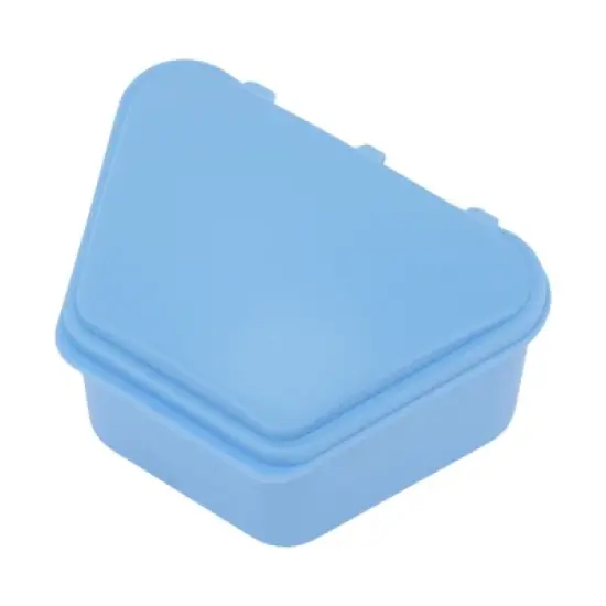 Unique Bargains Portable Trapezoidal Retainer Case Braces Box 1 Pc image {5}