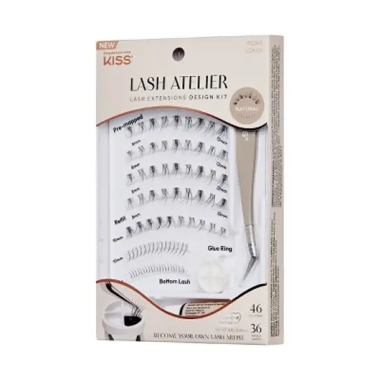 KISS Products Lash Atelier Professional False Eyelashes Kit - 46ct image {8}