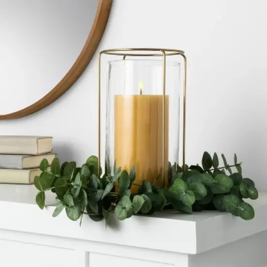 Faux Eucalyptus Wreath - Hearth & Hand&trade; with Magnolia image {1}