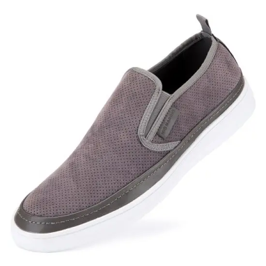 Mio Marino - Men's Suede Slip-On Fashion Sneaker image {8}