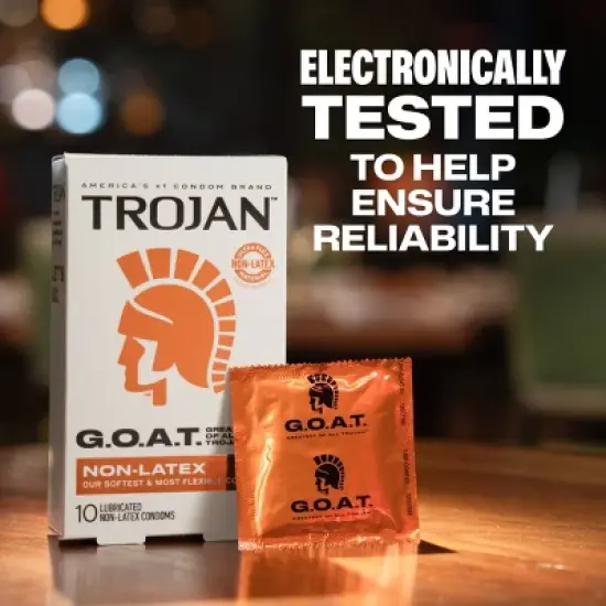 Trojan Goat Non Latex Condoms - 10ct image {7}