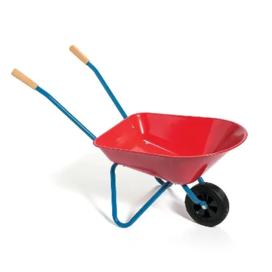 MindWare Oh So Fun! Wheelbarrow Garden Tool for Kids Ages 3 and Up image {3}