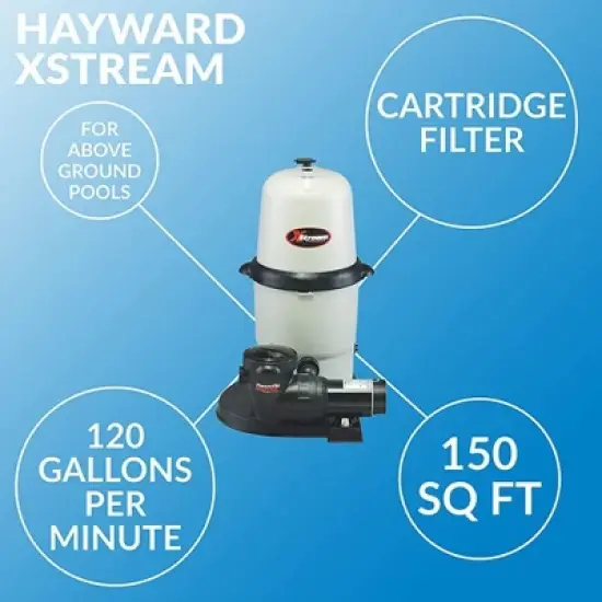 Hayward 150 SQ FT XSTREAM SYS W/1.5HP image {1}