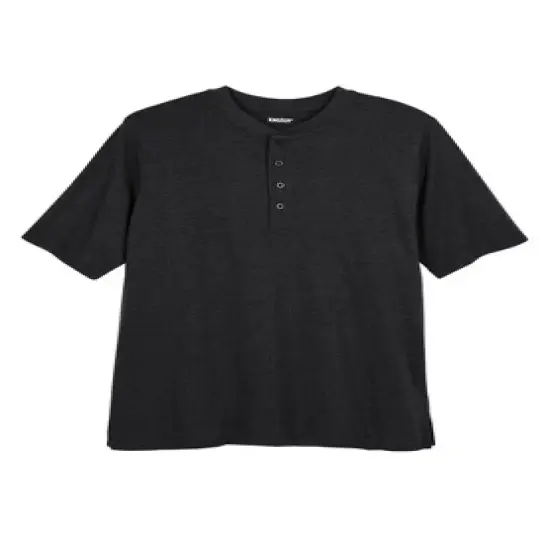 KingSize Men's Big & Tall Shrink-Less&trade; Lightweight Henley T-Shirt Henley Shirt image {3}