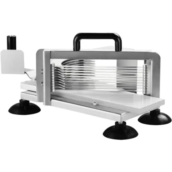 VEVOR Commercial Tomato Slicer, 1/4 inch Tomato Cutter Slicer, Stainless Steel Heavy Duty Tomato Slicer Machine, Manual Tomato Slicer image {8}