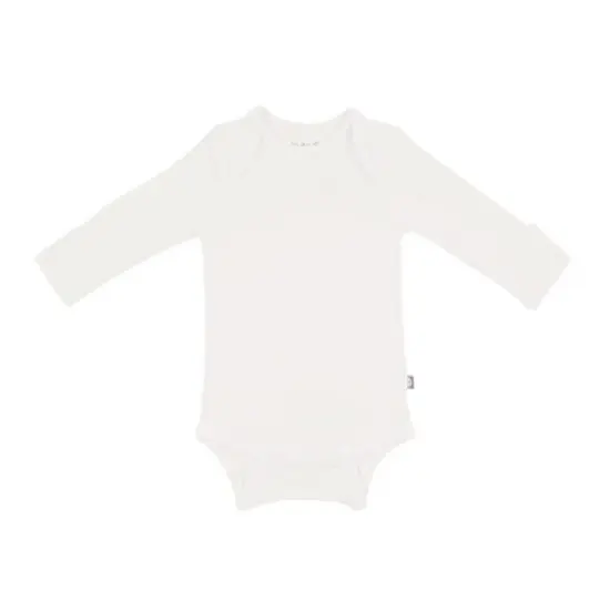 Kyte Baby 2-Pack Long Sleeve Bodysuit in Cloud and Midnight image {3}