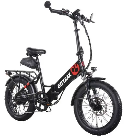 GOTRAX Adult F2V2 20" Step Through Electric Folding Bike image {11}