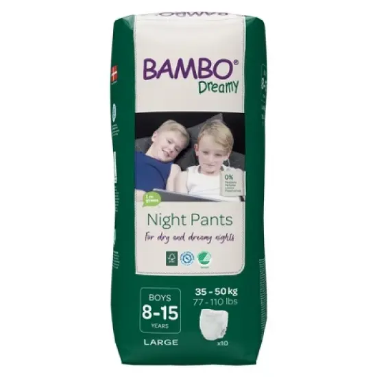 Bambo Dreamy Youth Youth Training Pants Size 8 to 15 Years 77 to 110 lbs. 1000018877, 30 Ct image {2}