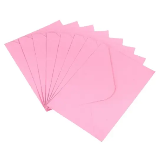 Unique Bargains Blank Paper Mini Vintage DIY Greeting Card Envelopes 50 Pcs image {6}