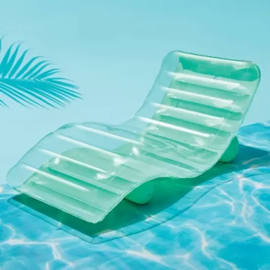 Chaise Pool Float Lounge Green - Sun Squad&trade; image {3}
