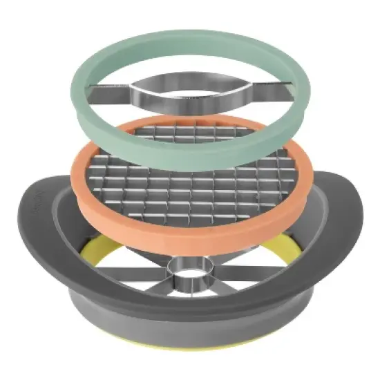 BergHOFF Leo 4 Pc All-in-One Slicer Set 7", Stainless Steel image {7}