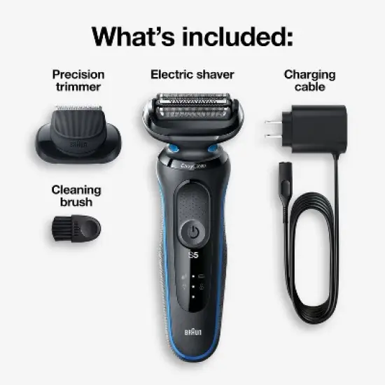 Braun Series 5-5018s Men's Rechargeable Wet & Dry Electric Foil Shaver image {10}