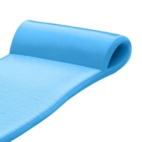 TRC Recreation Sunsation Foam Raft Lounger Pool Floats, Bahama Blue & Yellow image {2}