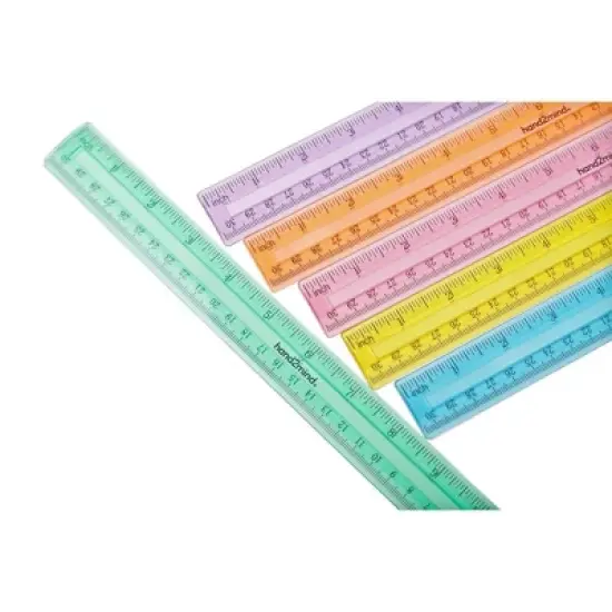 hand2mind 12" Safe-T Rulers 24pk image {2}