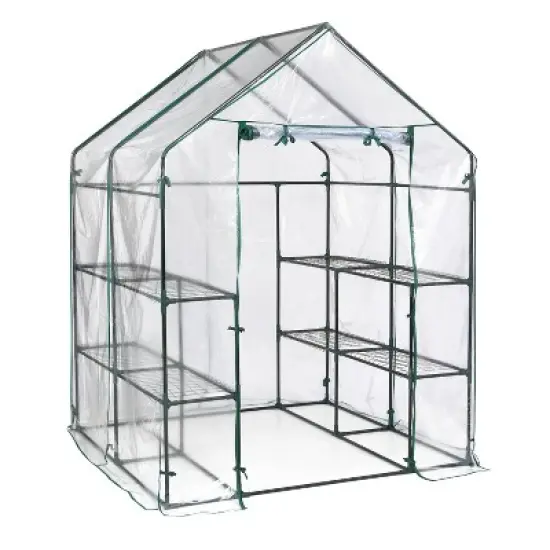 Miracle-Gro 56"x56" Mini Greenhouse Clear image {5}