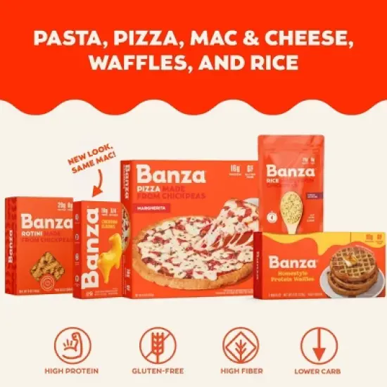 Banza Gluten-Free Chickpea Mac and Deluxe Cheddar - 11oz image {6}