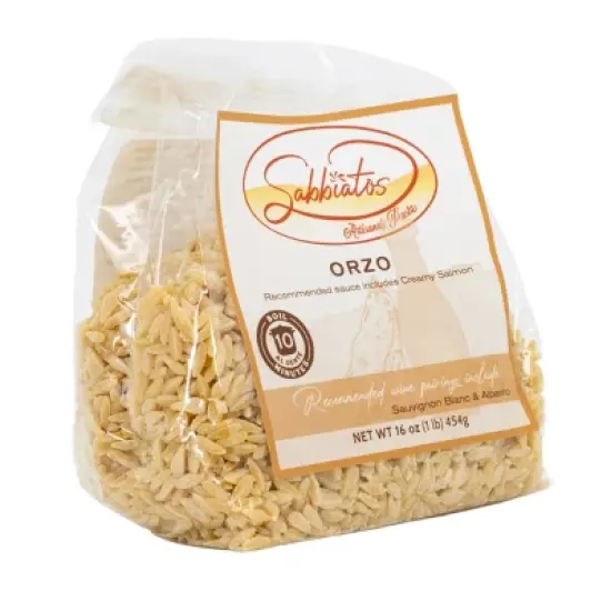Sabbiatos 16 oz Orzo - Pack of 2 image {2}