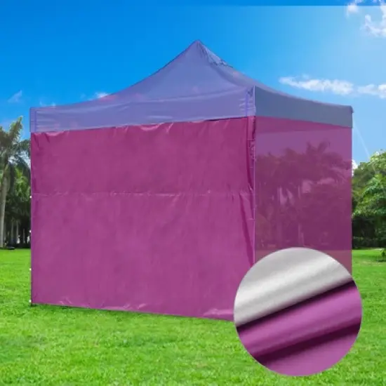 InstaHibit Sidewall Block Out UV50+ Fit 10x10Ft Pop up Canopy 1 Piece Patio image {2}