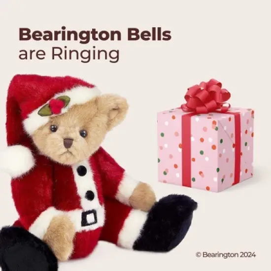 Bearington Papa Santa Bear, 14 Inch Stuffed Santa Bear Christmas Teddy Bear, Ideal Christmas Stuffed Animals Gift for Kids image {3}