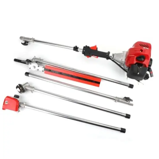 Topteng 5-in-1 52CC Petrol Hedge Trimmer, Chainsaw, Brush Cutters image {9}
