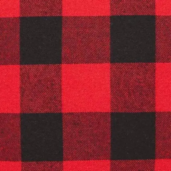 20"x20" Oversize Cabin Plaid Flannel Square Throw Pillow Red - Eddie Bauer image {3}